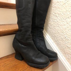 John Fluevog Stop It! Alto Knee High Boots